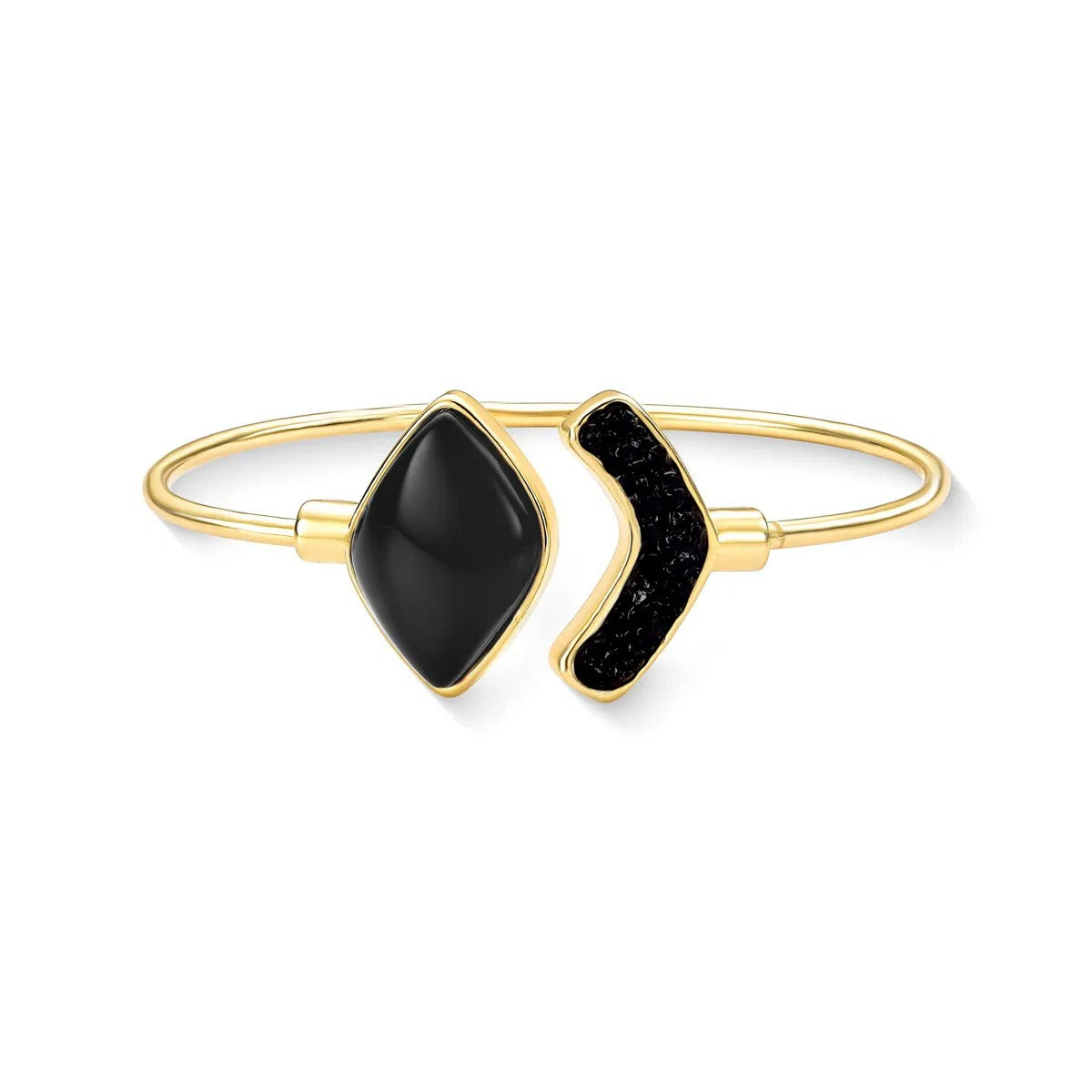 Pulseira Brilhato Pedras Naturais Brasileiras — Folheado a Ouro
