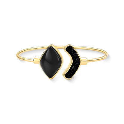 Pulseira Brilhato Pedras Naturais Brasileiras — Folheado a Ouro